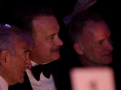 Sting performs at Elie Wiesel Foundation gala...