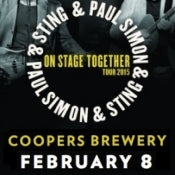 Paul Simon and Sting get the music flowing at Coopers Brewery in a unique musical collaboration...