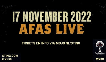Sting adds new My Songs date in Amsterdam 17 November...