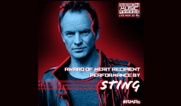 Sting to receive "The American Music Award of Merit" and perform at the "2016 American Music AwardsĀ®"...