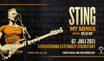 New My Songs show confirmed at Eisenstadt in Austria in July 2021...