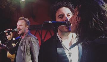 Sting Surprises Fans in New York as he guests with Pearl Jam and The Last Bandoleros...