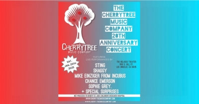 The Cherrytree Music Company celebrates 20th Anniversary with epic concert...