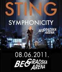 Sting performs hits for 10,000 people in the Arena...
