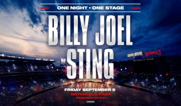 Billy Joel & Sting: One Night-One Stage, Nationals Park, Washington DC 5 September...