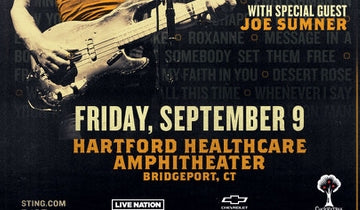 Sting adds new My Songs show in Bridgeport, CT...