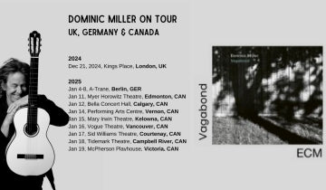 Dominic continues his Vagabond tour in UK, Germany and Canada...