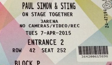 Paul Simon & Sting, Dublin 3 Arena, review: back-slapping bonhomie in alarming evidence...
