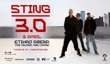 Sting adds show in Abu Dhabi in Aprilā€¦