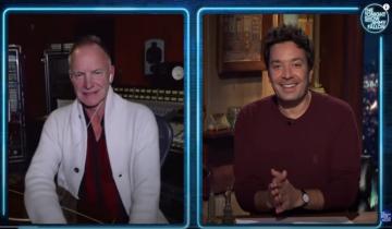 Sting with Gashi on The Tonight Show with Jimmy Fallon...