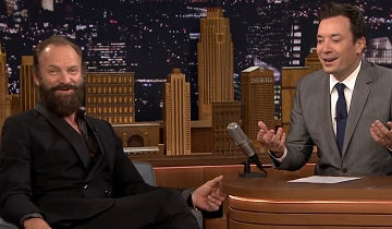 Sting on the Tonight Show with Jimmy Fallon...