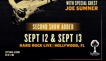 Second Hollywood, FL show added - presale 10am local tomorrow...