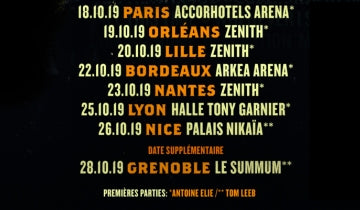 Sting: My Songs - Antoine Elie and Tom Leeb will join Sting when he returns to France this fall with his My Songs concert...