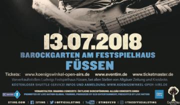 Sting live in FĆ¼ssen Summer 2018...