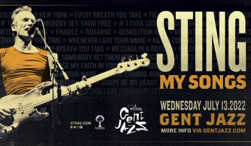 Sting's Gent Jazz concert has been postponed to 2022...