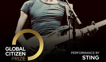Sting to Perform at Global Citizen Prize Award Ceremony in London on December 13...