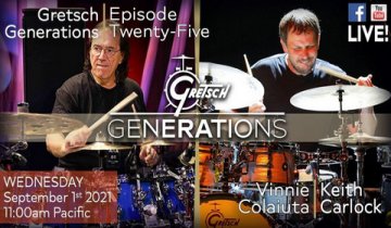 Gretsch Generations live chat with Vinnie Colaiuta and Keith Carlock...