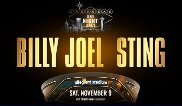 Billy Joel and Sting announce a one-night only performance in Las Vegas...