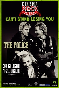 Can't Stand Losing You to be screened at cinemas in Italy...