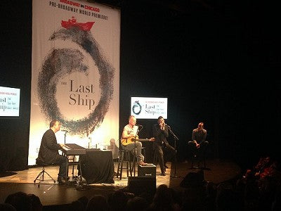 Sting sails into Chicago to promote 'Last Ship'...