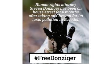 #FreeDonziger -Ā makechevroncleanup.com