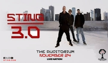 Sting 3.0 North American Tour adds Chicago Performance...