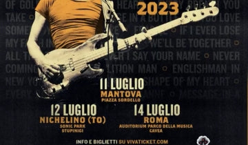 Three shows confirmed for Italy in July 2023...