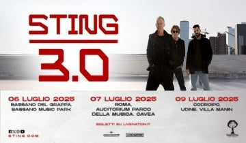 Sting returns to Italy in July 2025 with three shows...
