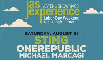 Sting to perform at JAZZ Aspen Snowmass (JAS) on 31 August...
