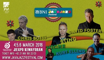 Sting, Chris Botti to Perform at Java Jazz Festival