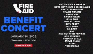 FireAid Concert takes place in Los Angeles...