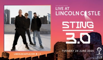 Sting to perform at Lincoln Castle in June 2025...