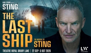 The Last Ship's London residency begins this week and runs until 3 October...