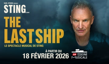 Sting in The Last Ship due in Paris February 2026...