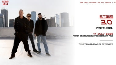 Sting 3.0: Further show added for 2026 in Portugal...