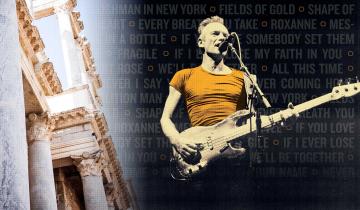 Sting confirms appearance at Stone & Music Festival in MĆ©rida, Spain on 2 August...