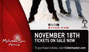 Sting 3.0 North American Tour adds Uncasville, CT performance...