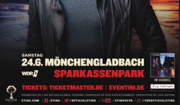 New show confirmed in MĆ¶nchengladbach on 24 June 2017...