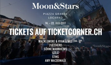 Sting Will Perform at the Moon & Stars Festival in Locarno, 19 July 2017...