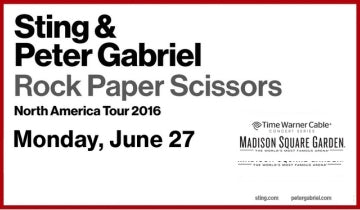 Sting and Peter Gabriel: The ā€Tantric Twinsā€™ Stretch Out in New York...