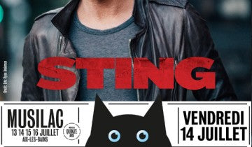 Sting Will Perform in Festival Musilac, Ais-les-Bains on Friday, 14 July 2017...