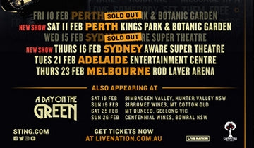 Second Sydney show added on February 16...