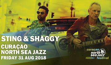 Sting & Shaggy among spectacular new names complete line-up Curacao North Sea Jazz 2018...