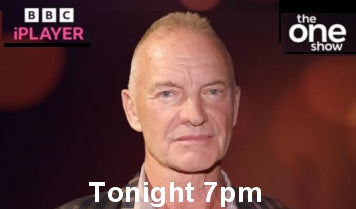 Sting will be on BBC1's The One Show tonight...