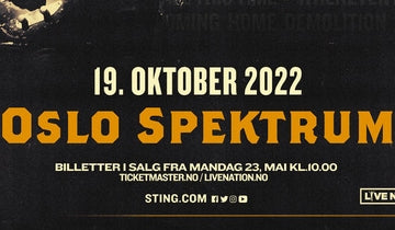 Sting adds new My Songs date in Oslo 19 October...