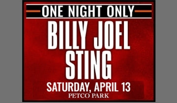 BILLY JOEL & STING - April 13, 2024 at Petco Park in San Diego...