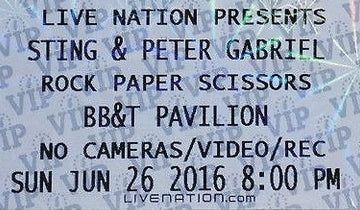 Peter Gabriel and Sting: Odd couple, but it works...
