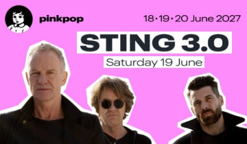 Sting to perform at Pinkpop in the Netherlands 19 June 2027...