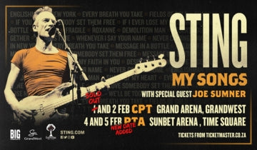 Second My Songs show added in Pretoria...