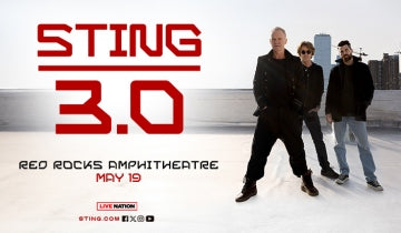 Sting adds Denver show with visit to Red Rocks in May...